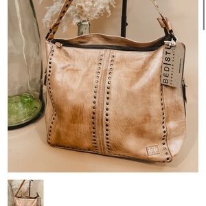 BED|STU Brown Leather Shoulder Bag